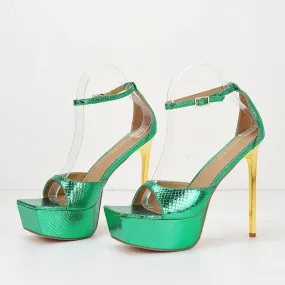 Waterproof Platform With High Heel Sandals