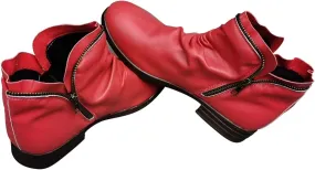 Womens Black Leather Booties And Ankle Boots Extra Wide Width Women's Ankle Boots Slip On Low Heel Booties for Women Open Toe Taupe Booties for Women Wide Width Red Booties Women Ankle Boots Wedges