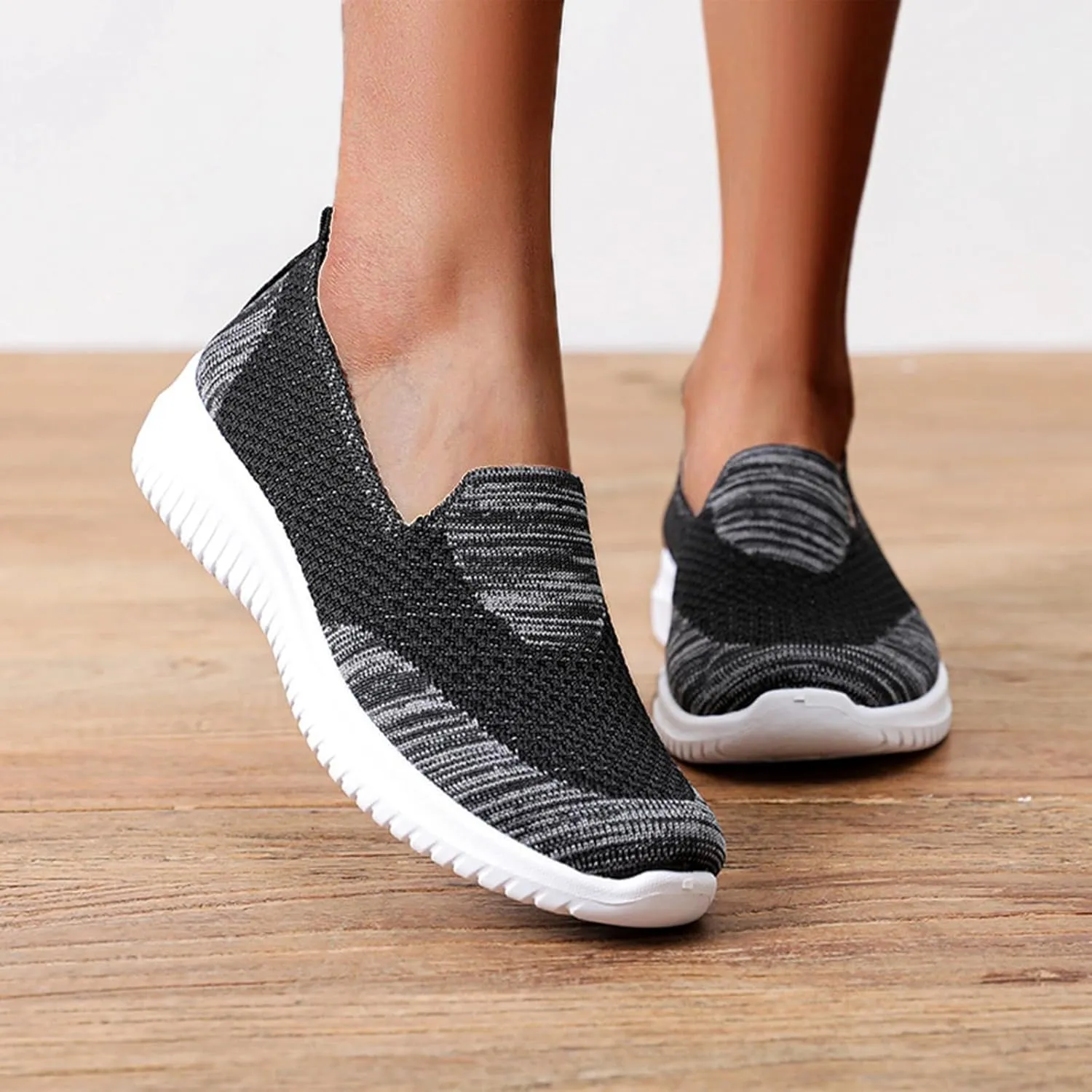 Women's Casual Shoes Breathable Mesh Comfortable Low Heel Daily Wear Summer Stylish Casual Ladies Platform