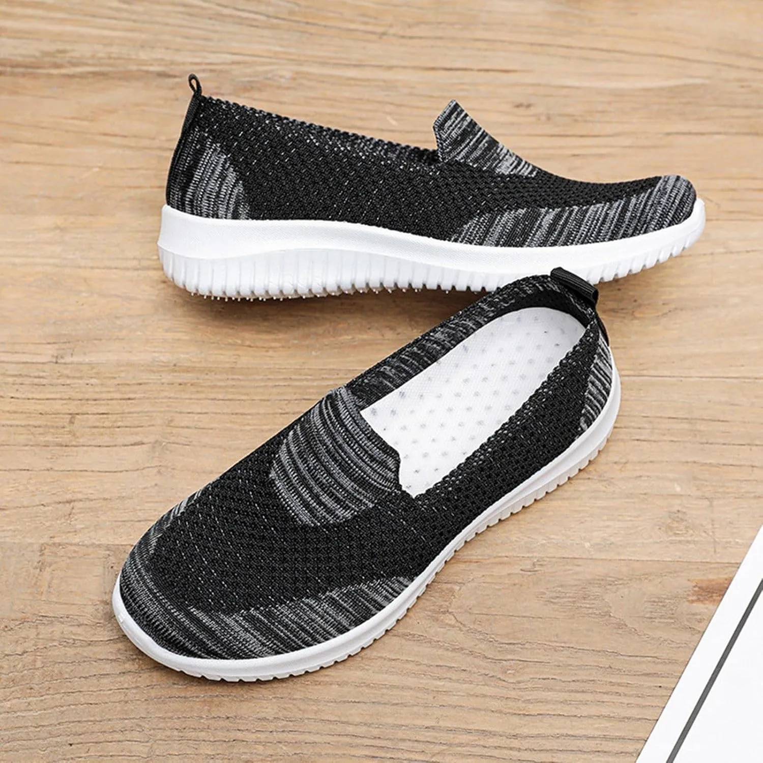 Women's Casual Shoes Breathable Mesh Comfortable Low Heel Daily Wear Summer Stylish Casual Ladies Platform