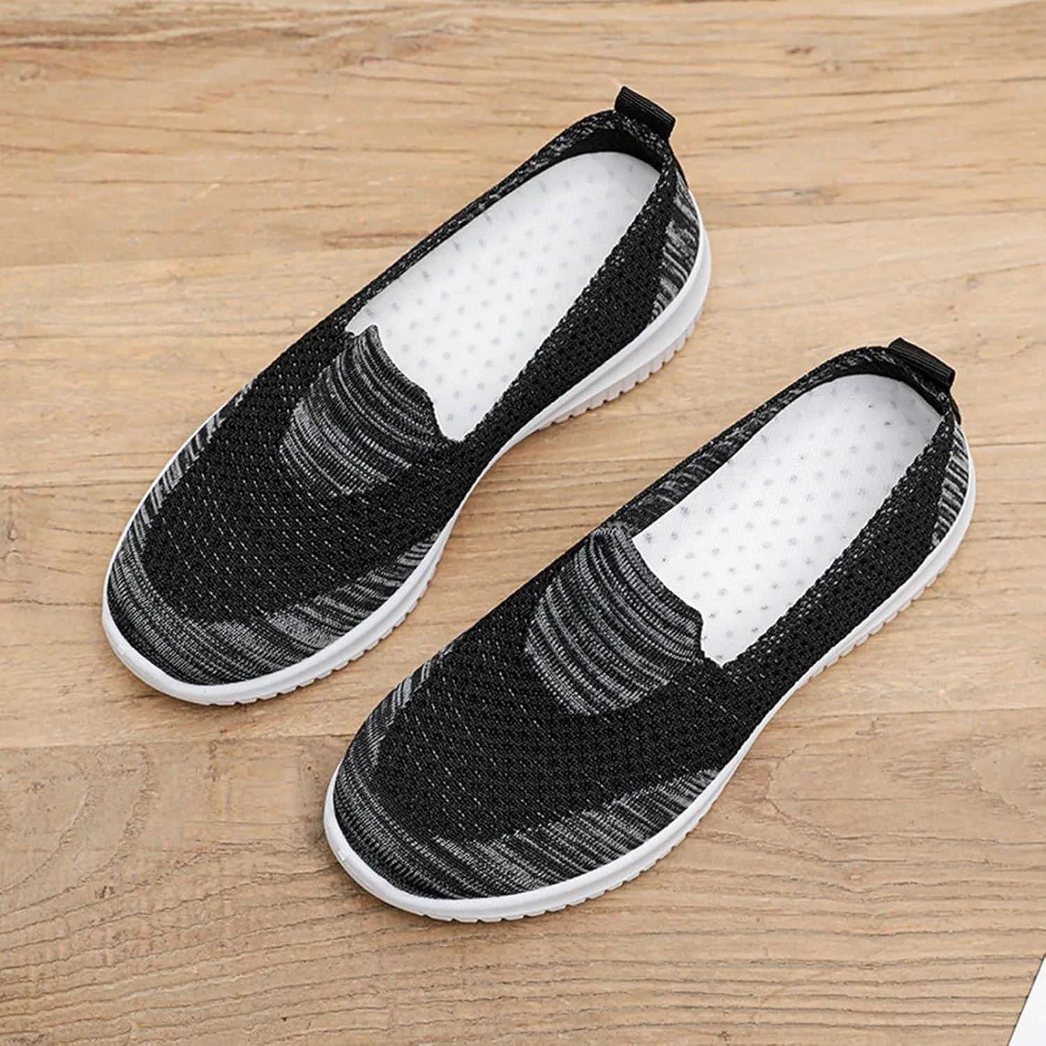 Women's Casual Shoes Breathable Mesh Comfortable Low Heel Daily Wear Summer Stylish Casual Ladies Platform