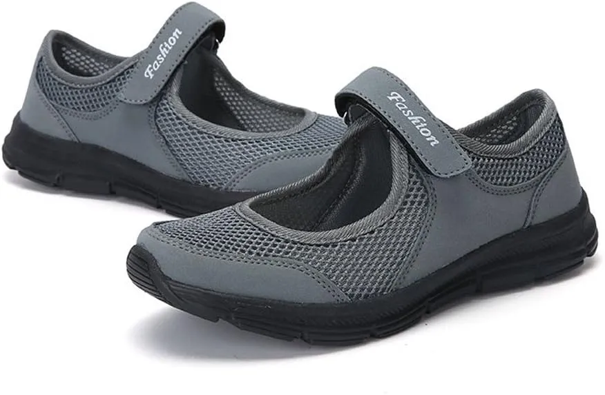 Women's Fashion Sneaker Mesh Slip On Black Non Slip Shoes for Women Comfortable Casual Womens Shoes Women's Leopard Loafers Cheap Sneakers for Women