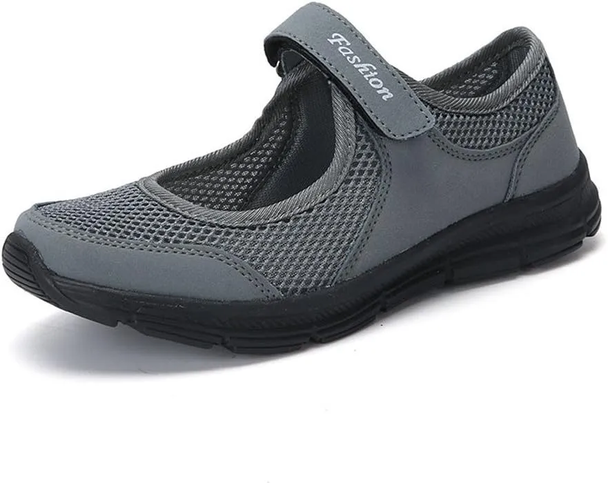 Women's Fashion Sneaker Mesh Slip On Black Non Slip Shoes for Women Comfortable Casual Womens Shoes Women's Leopard Loafers Cheap Sneakers for Women